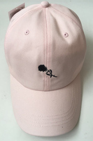 Woven embroidery cap
