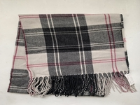checked wowen scarf