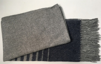 winter woven stripe scarf02