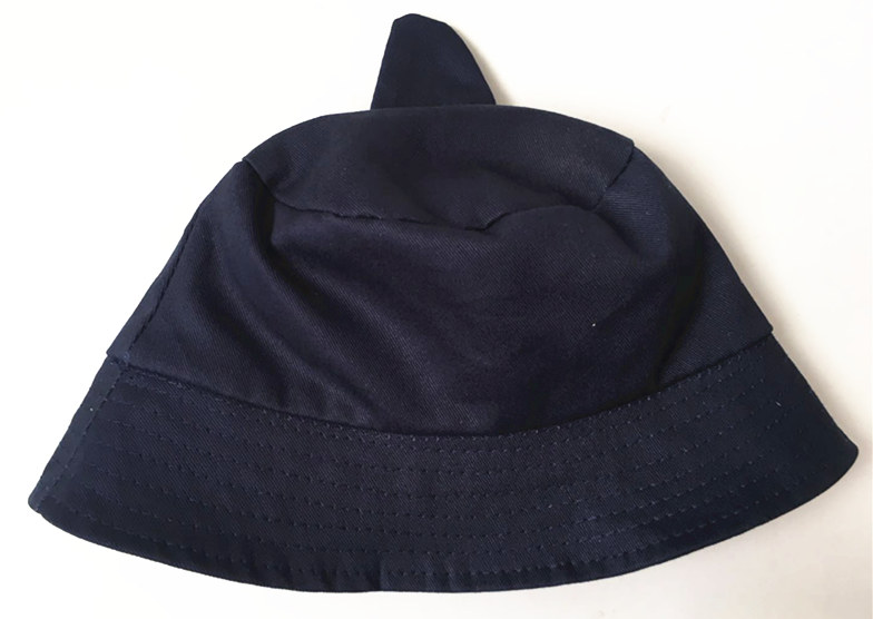 woven plain color bucket hat