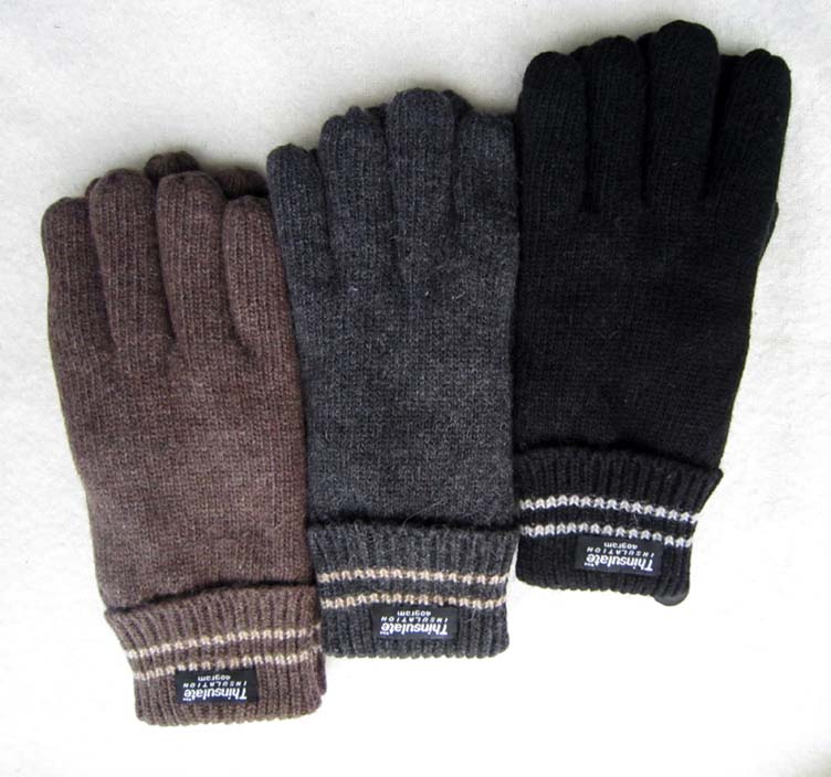 winter knitted gloves