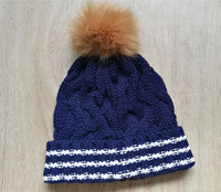 winter knitted stripe hat (1)
