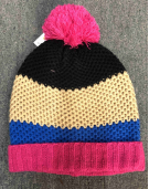 Winter knitted hat with Pom Pom