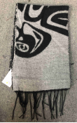 winter Jacquard woven scarf