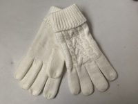 knitted cable gloves