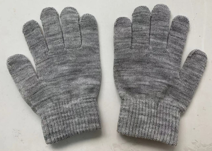 grey melange magic gloves